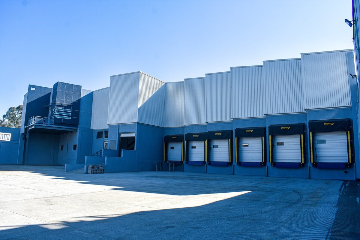 Loading docks at the Alfa Metal plant